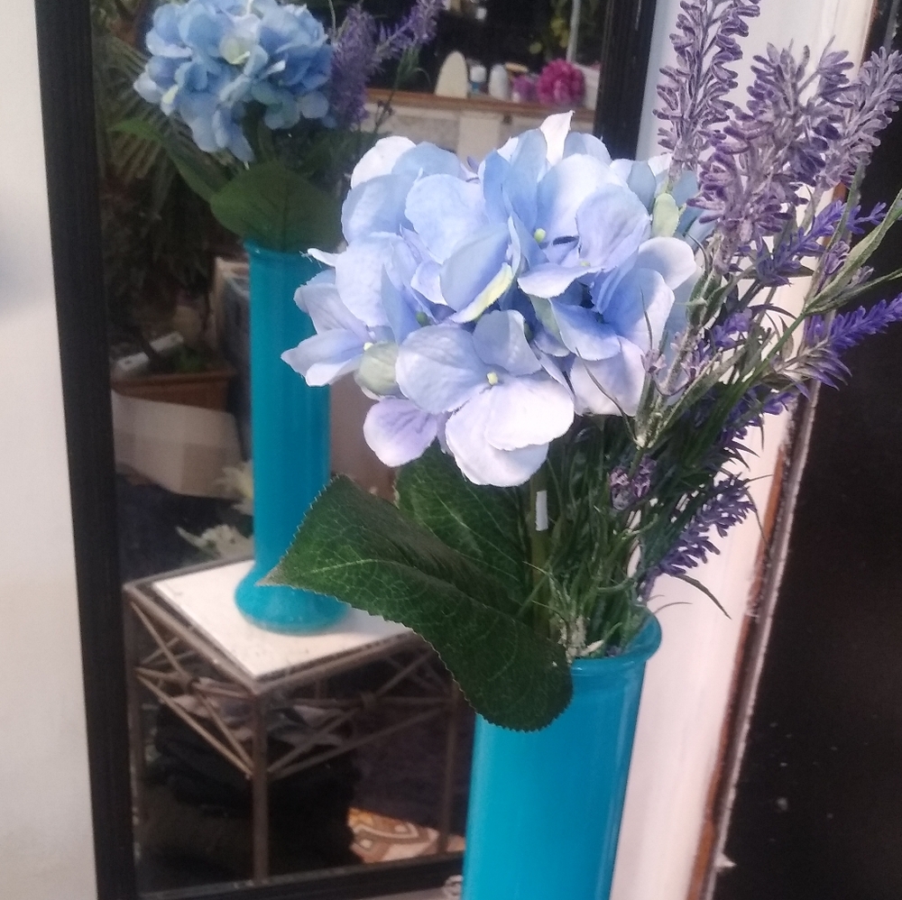 Tall floral decor